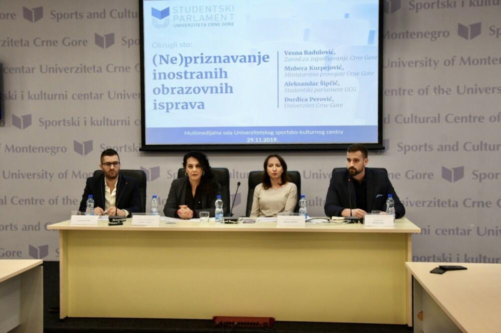 Sa okruglog stola, Foto: Univerzitet Crne Gore