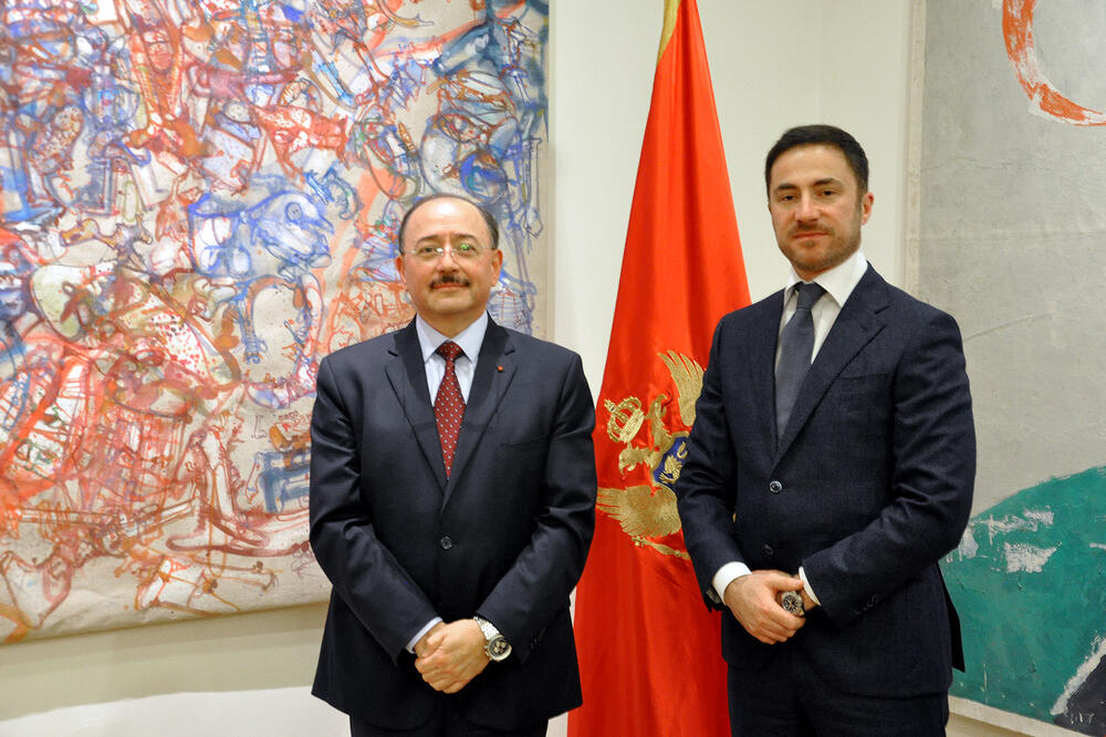 Bogdanović sa ambasadorom Meksika, Foto: Ministarstvo kulture