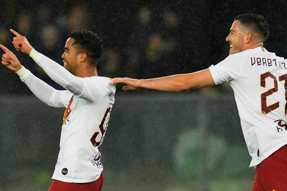 Klajvert je postigao prvi gol za Romu u Veroni, Foto: Twitter