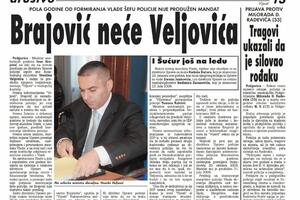 VREMEPLOV Brajović neće Veljovića