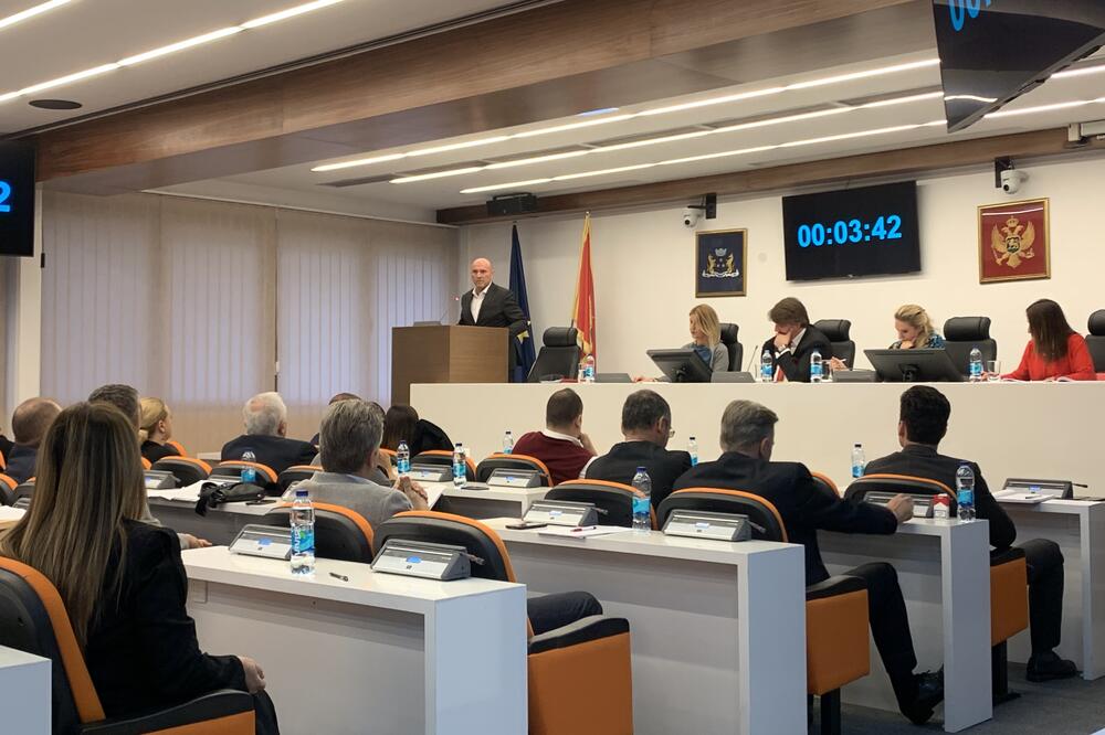 Sa jučerašnje sjednice, Foto: Vuk Lajović