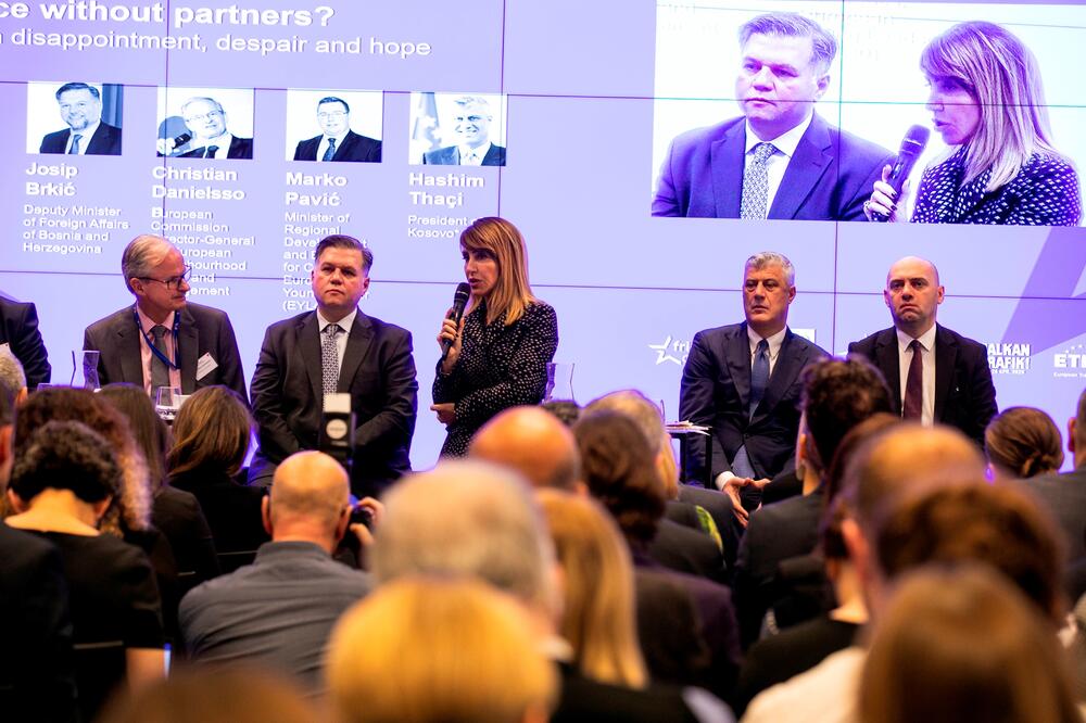 Bregu na konferenciji u Briselu, Foto: RCC