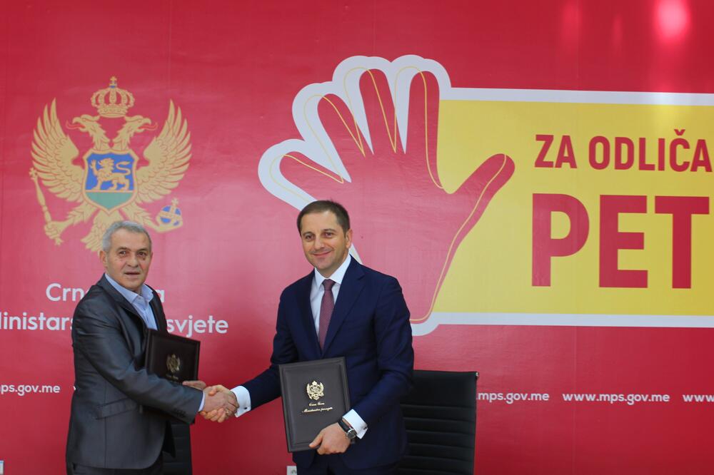 Pavićević i Šehović, Foto: Ministarstvo prosvjete