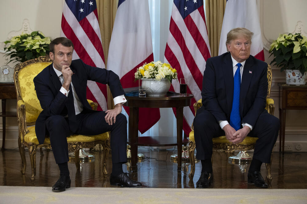 Emanuel Makron i Donald Tramp, Foto: AP