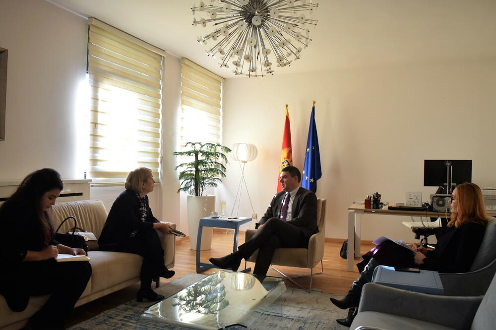 Sa sastanka Drljevića i Ozan, Foto: Sektor za informisanje javnosti o Evropskoj uniji i procesu pristupanja Evropskoj uniji