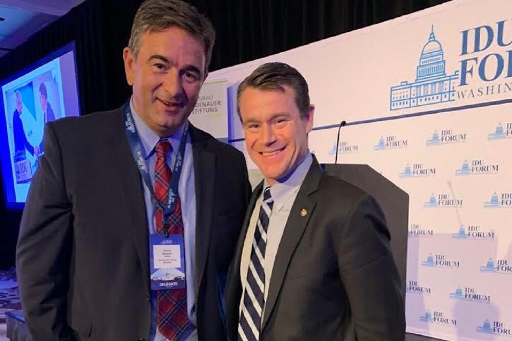 Medojević sa američkim senatorom, Foto: PZP