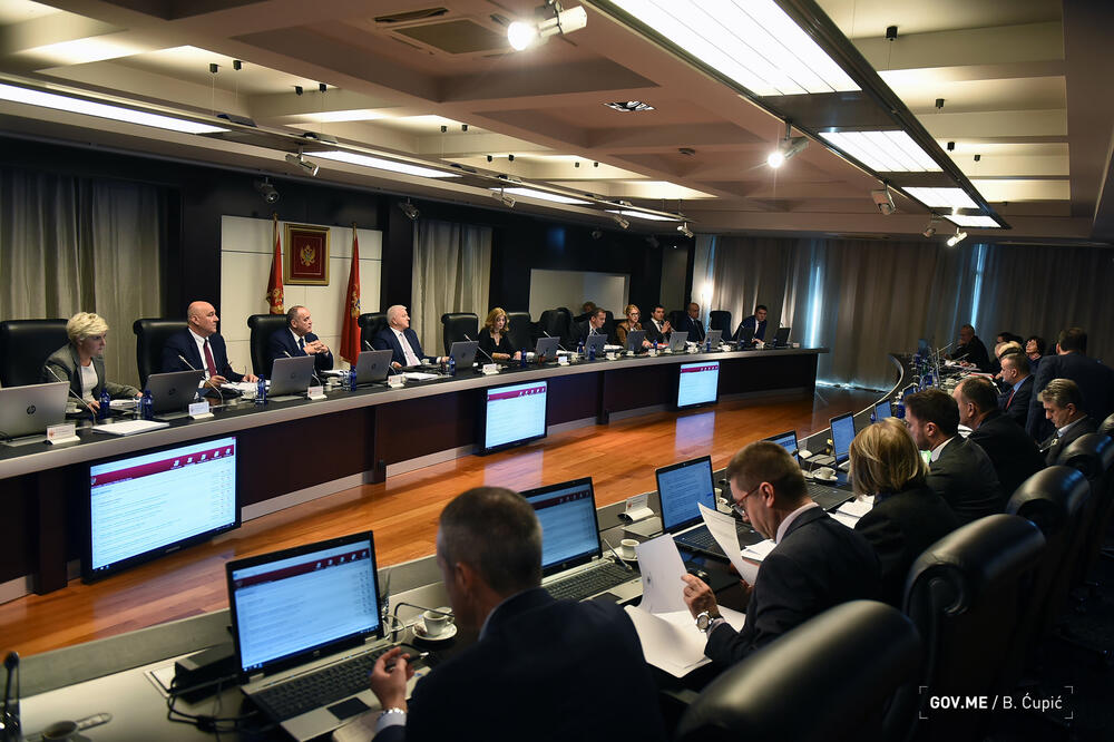 Sa sjednice Vlade, Foto: Vlada Crne Gore