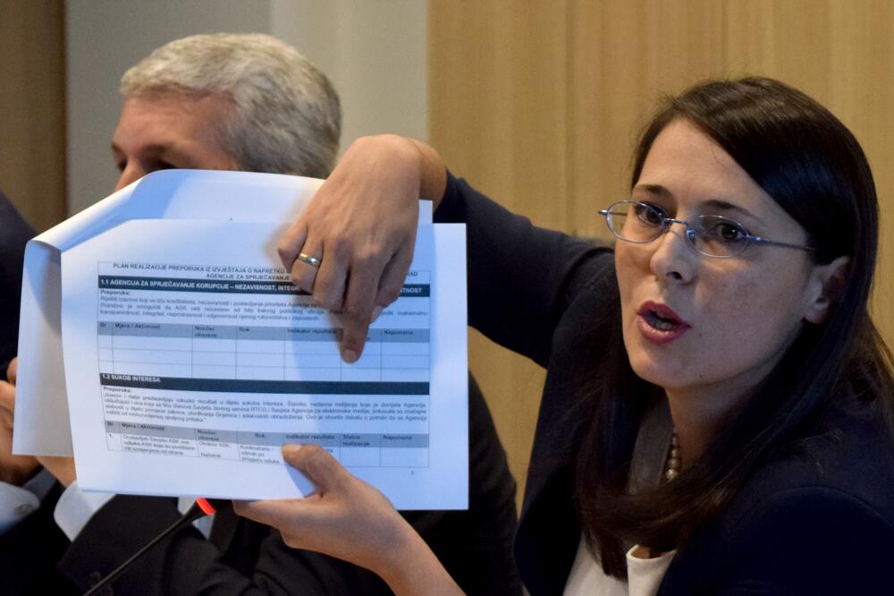 Mnogo funkcionera ne živi od plata, nego od korupcije: Ćalović Marković, Foto: Luka Zeković