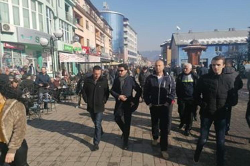 Abazović i rukovodstvo GP URA u Rožajana, Foto: GP URA