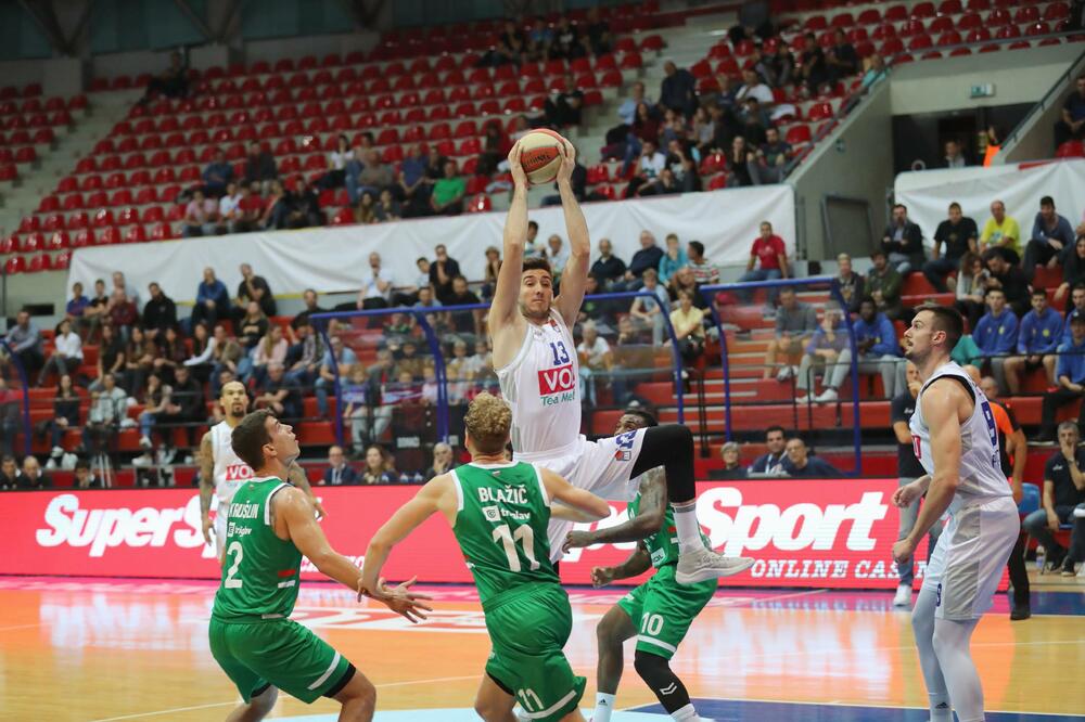 Vrijeme je za revanš: Aleksa Ilić na utakmici ABA Superkupa protiv Cedevita Olimpije, Foto: Zeljko Baksaj