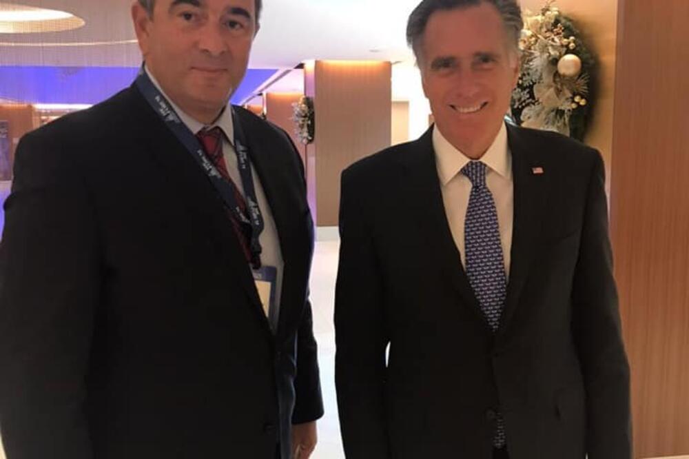 Medojević sa Romnijem, Foto: Facebook.com/DemokratskiFront