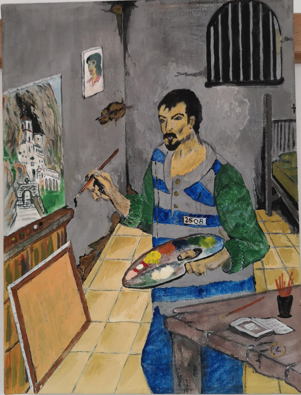 U Upravi za izvršenje krivičnih sankcija otvorena je izložba slika čiji su autori sedam osuđenika - Dejan Obradović, Goran Vešović, Goran Vešović, Dragan Kovačina, Mihajlo Grgurović, Dragutin Jelić, Mitar Knežević, Samir Beriša i Stefan Milojković.Oni su posljednjih šest mjeseci stvarali umjetnička djela pod mentorstvom književnice, slikarke i nekadašnje osuđenice Olivere Ćirković.