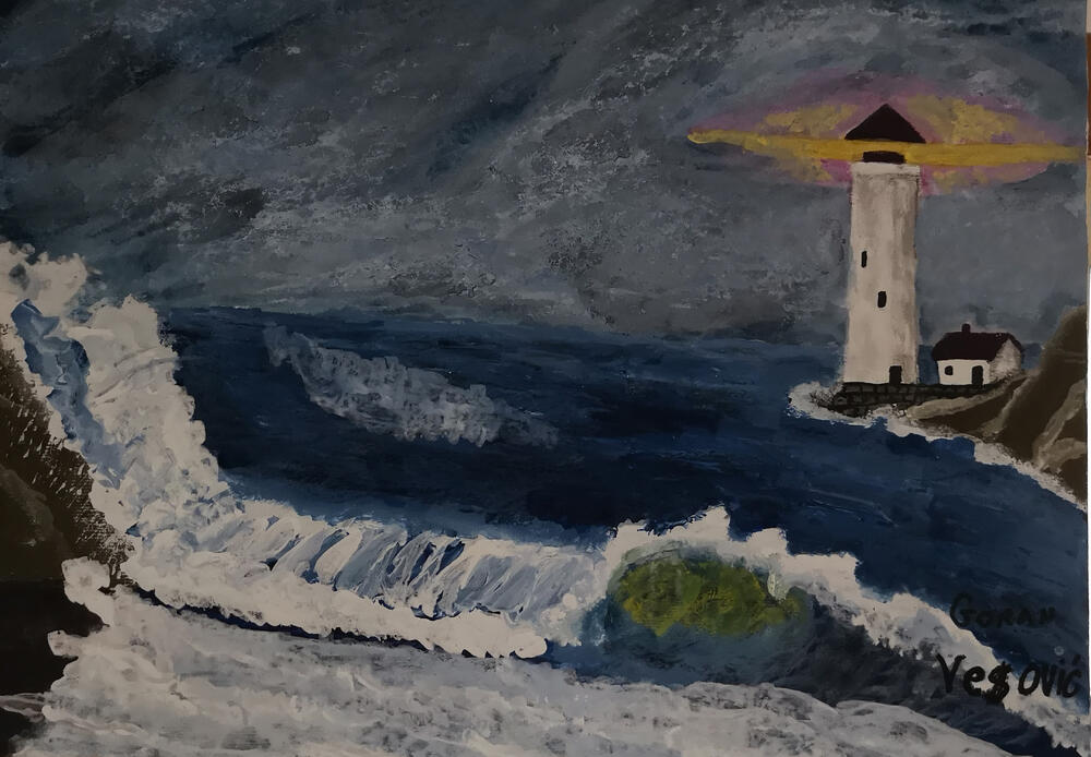 U Upravi za izvršenje krivičnih sankcija otvorena je izložba slika čiji su autori sedam osuđenika - Dejan Obradović, Goran Vešović, Goran Vešović, Dragan Kovačina, Mihajlo Grgurović, Dragutin Jelić, Mitar Knežević, Samir Beriša i Stefan Milojković.Oni su posljednjih šest mjeseci stvarali umjetnička djela pod mentorstvom književnice, slikarke i nekadašnje osuđenice Olivere Ćirković.