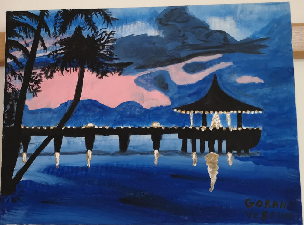 U Upravi za izvršenje krivičnih sankcija otvorena je izložba slika čiji su autori sedam osuđenika - Dejan Obradović, Goran Vešović, Goran Vešović, Dragan Kovačina, Mihajlo Grgurović, Dragutin Jelić, Mitar Knežević, Samir Beriša i Stefan Milojković.Oni su posljednjih šest mjeseci stvarali umjetnička djela pod mentorstvom književnice, slikarke i nekadašnje osuđenice Olivere Ćirković.