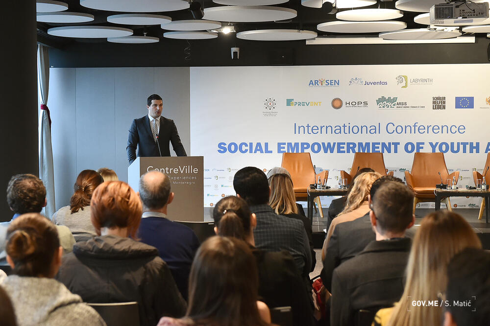 Janović na konferenciji, Foto: Saša Matić/Vlada Crne Gore