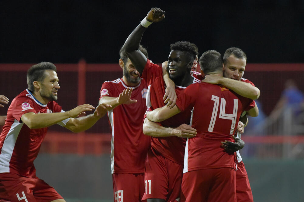 Fudbaleri OFK Titograda, Foto: Savo Prelević