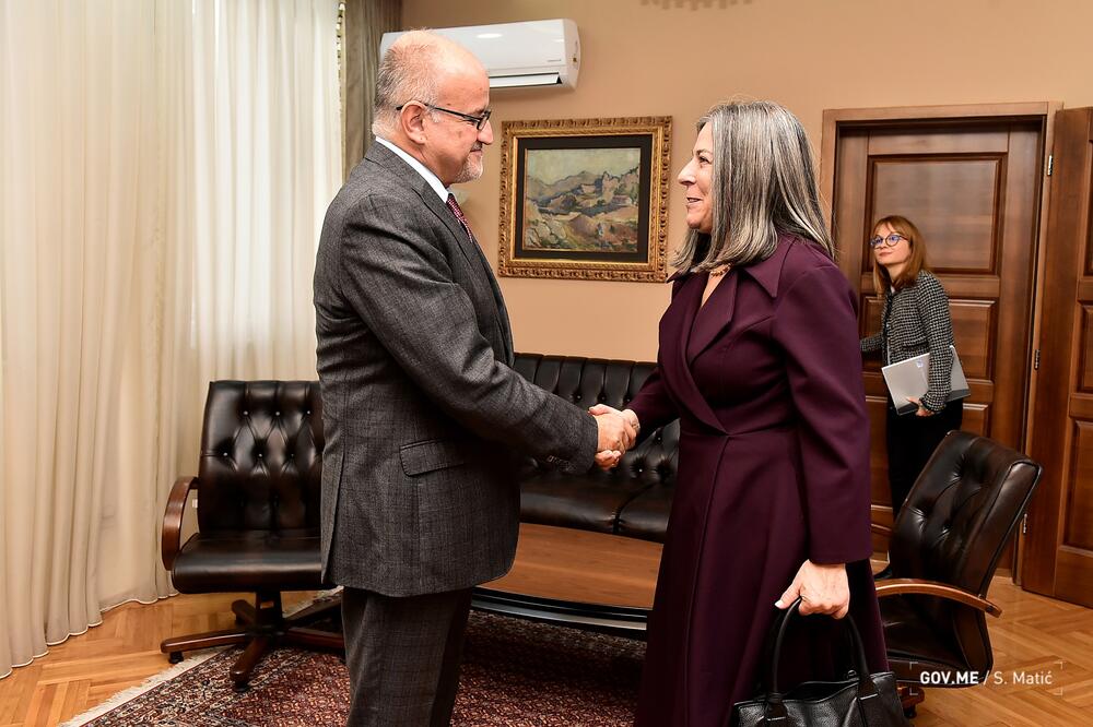 Darmanović i Virdžinija Pina, Foto: Gov.me/Saša Matić