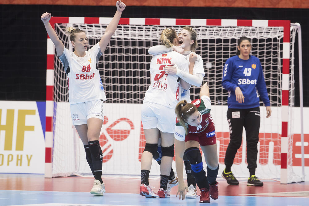 Slavlje rukometašica Crne Gore