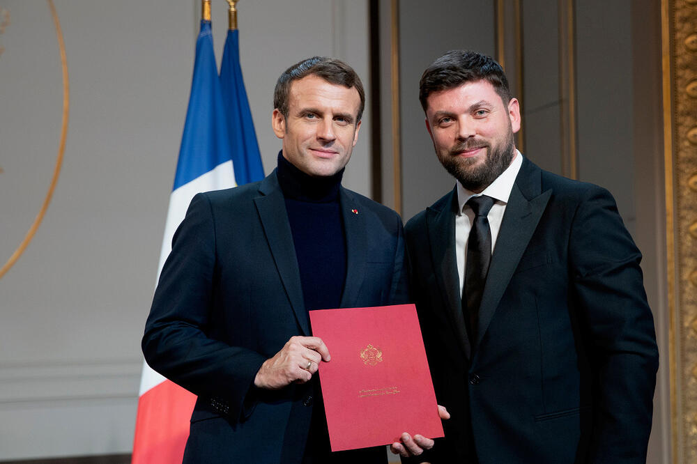 Makron i Ivanišević, Foto: Ministarstvo vanjskih poslova