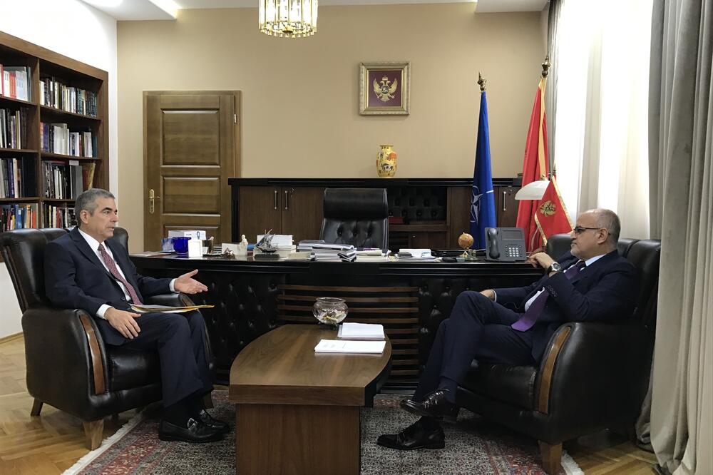 Darmanović sa brazilskim ambasadorom, Foto: Ministarstvo vanjskih poslova