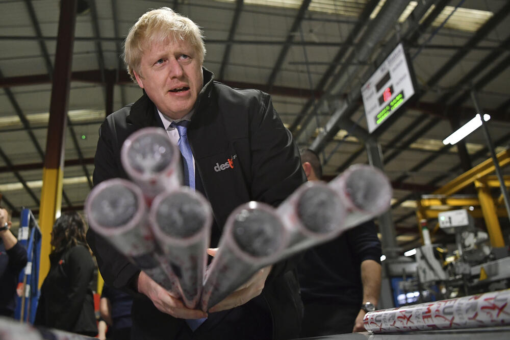 Britanski premijer Boris Džonson, Foto: AP
