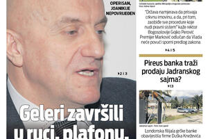 Naslovna strana "Vijesti" za 12. decembar 2019.