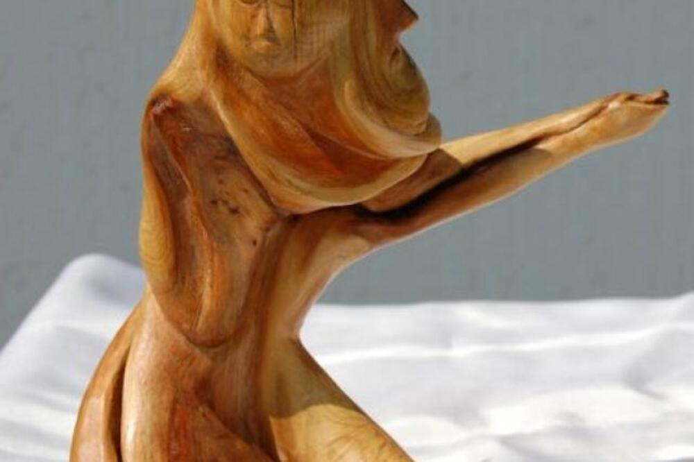 Jedan od izloženih radova Ilije Čabarkape, Foto: Privatna arhiva