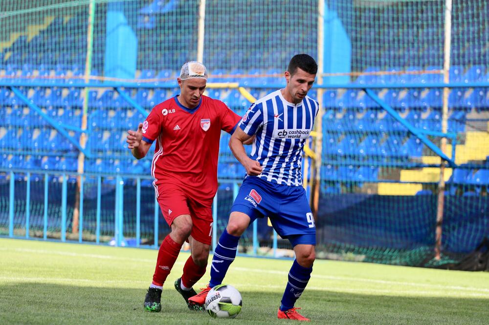 Zarubica (Budućnost) na meču protiv Grblja prošle sezone, Foto: Savo Prelević