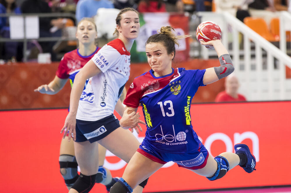 Ana Vjahireva na današnjoj utakmici, Foto: Aniko Kovacs/IHF