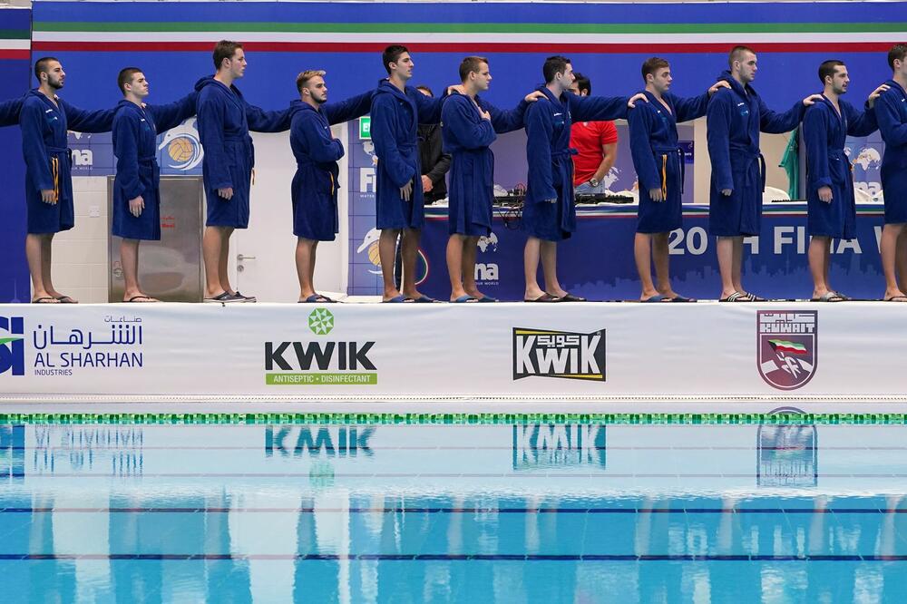 Mlada vaterpolo reprezentacija Crne Gore, Foto: WC Kuwait
