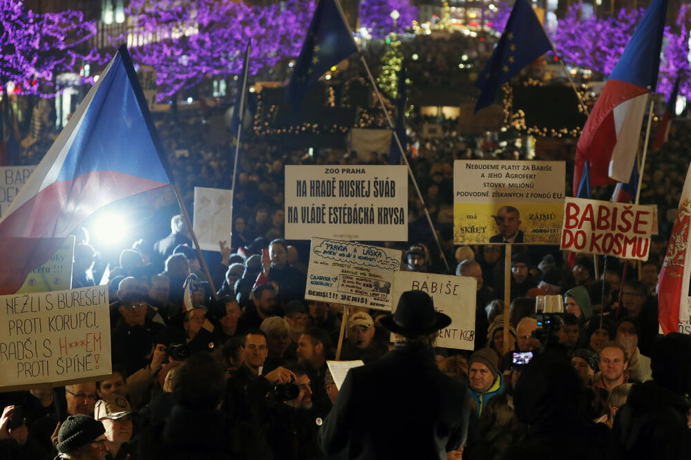 Sa protesta u Pragu, Foto: BETA/AP
