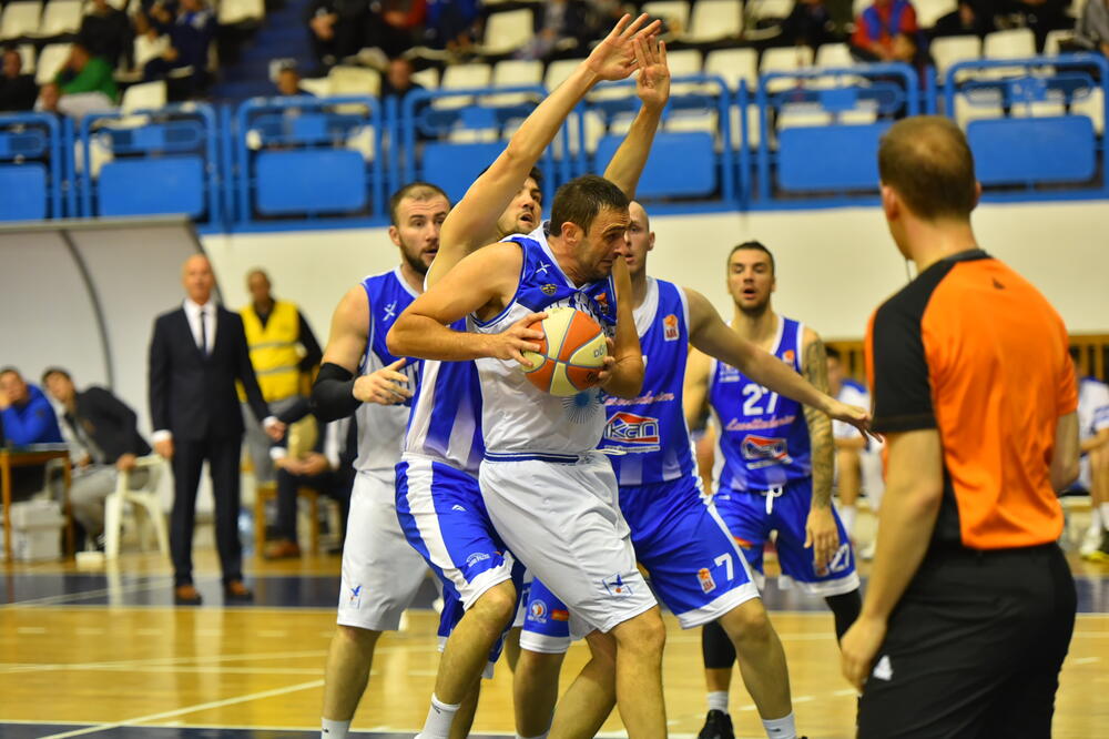 Boris Lalović na meču sa Novim Pazarom u Nikšiću