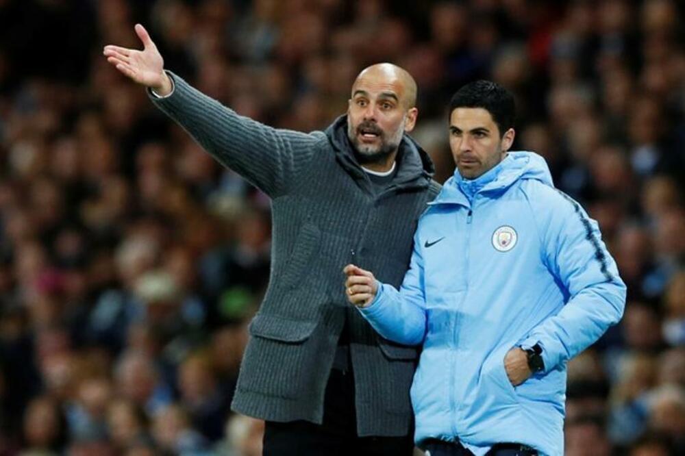 Mikel Arteta i Pep Gvardiola