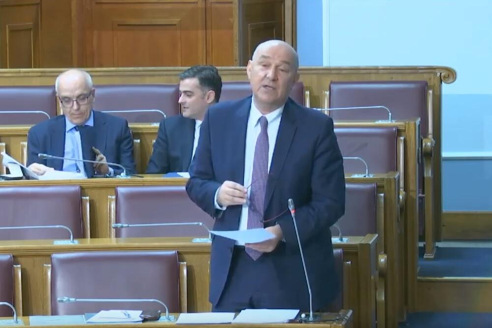 Radunović, Foto: Screenshot/Skupština Crne Gore