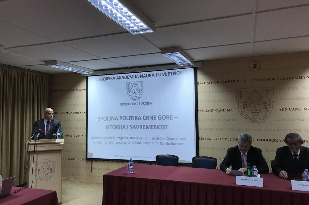 Darmanović u CANU, Foto: Ministarstvo vanjskih poslova