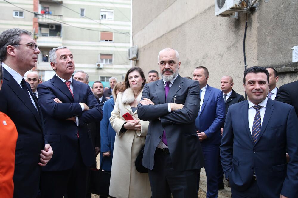 Vučić, Đukanović, Rama i Zaev u Draču, Foto: Predsjednik.me