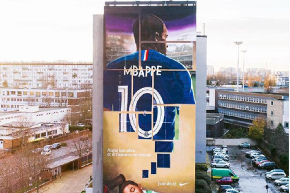 Mural posvećen Mbapeu, Foto: Instagram