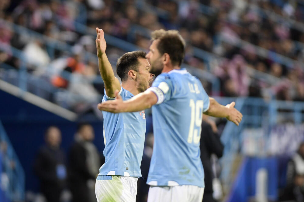 Slavlje fudbalera Lacija, Foto: AP