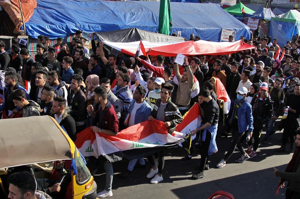 Sa protesta u Iraku, Foto: BETA/AP