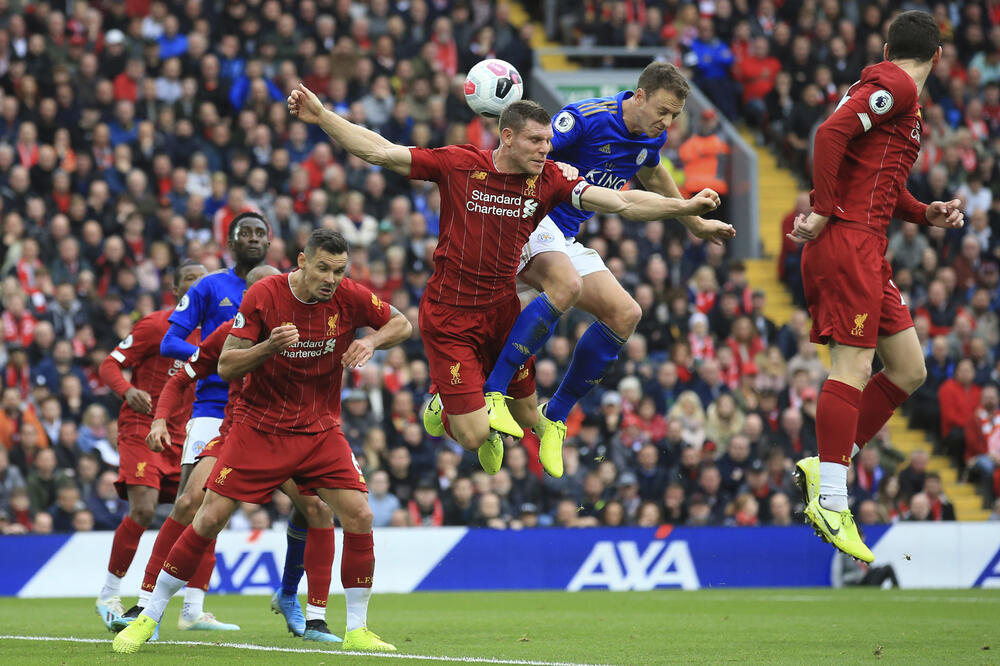 Liverpul je 5. oktobra slavio protiv Lestera u nadoknadi (2:1), Foto: Beta/AP