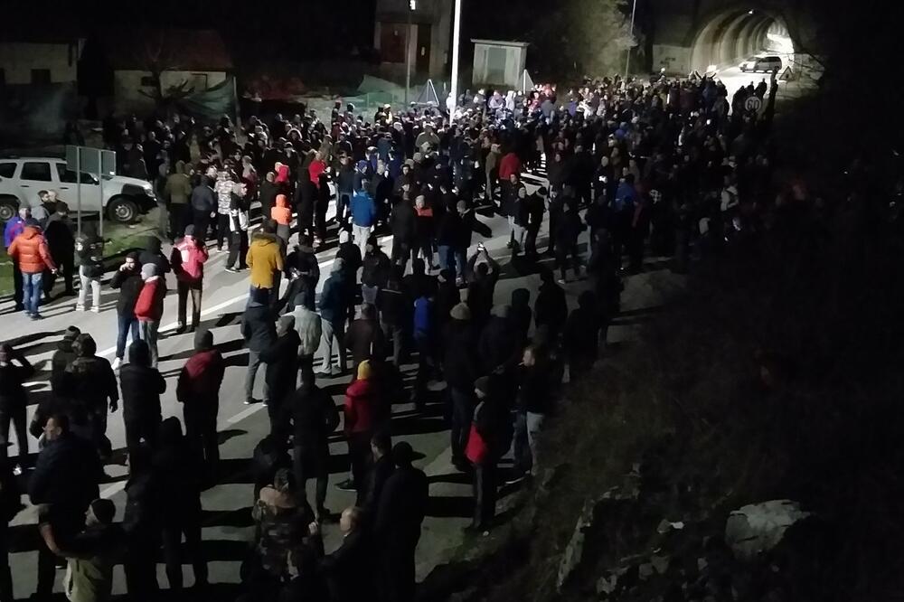 Blokada tunela, Foto: Svetlana Mandić