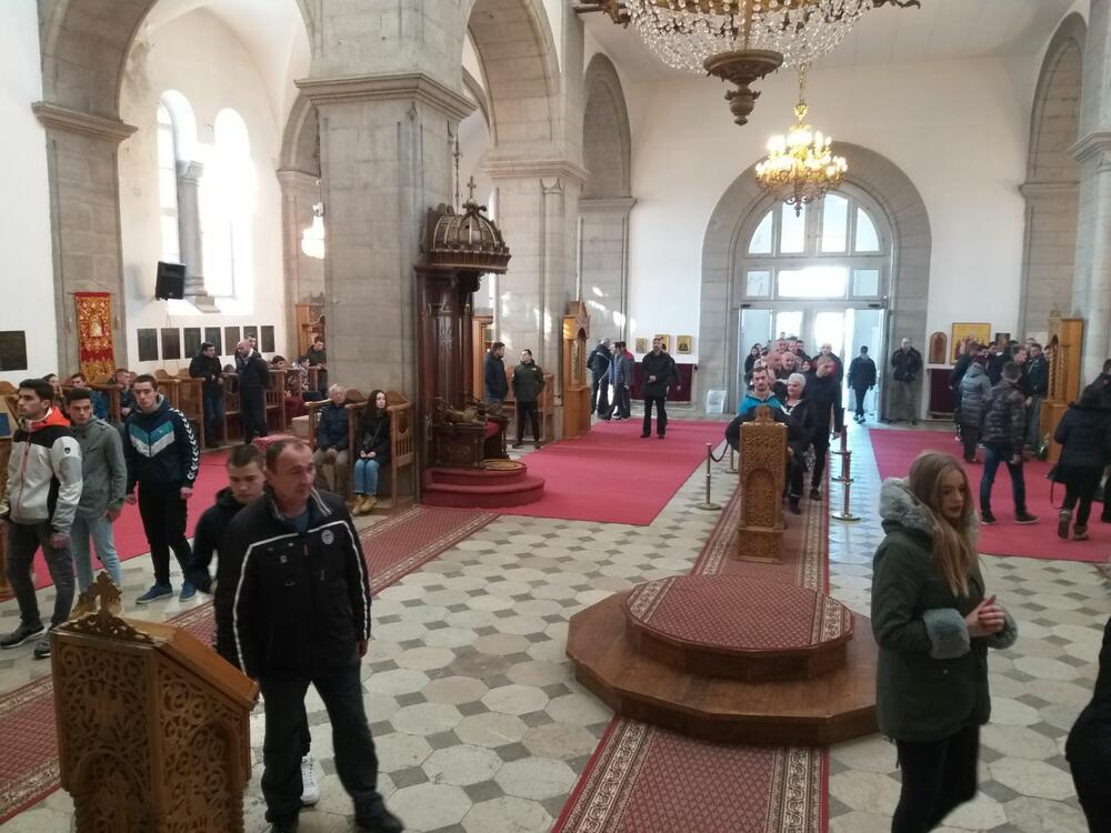 Detalj iz hrama Svetog Vaslija