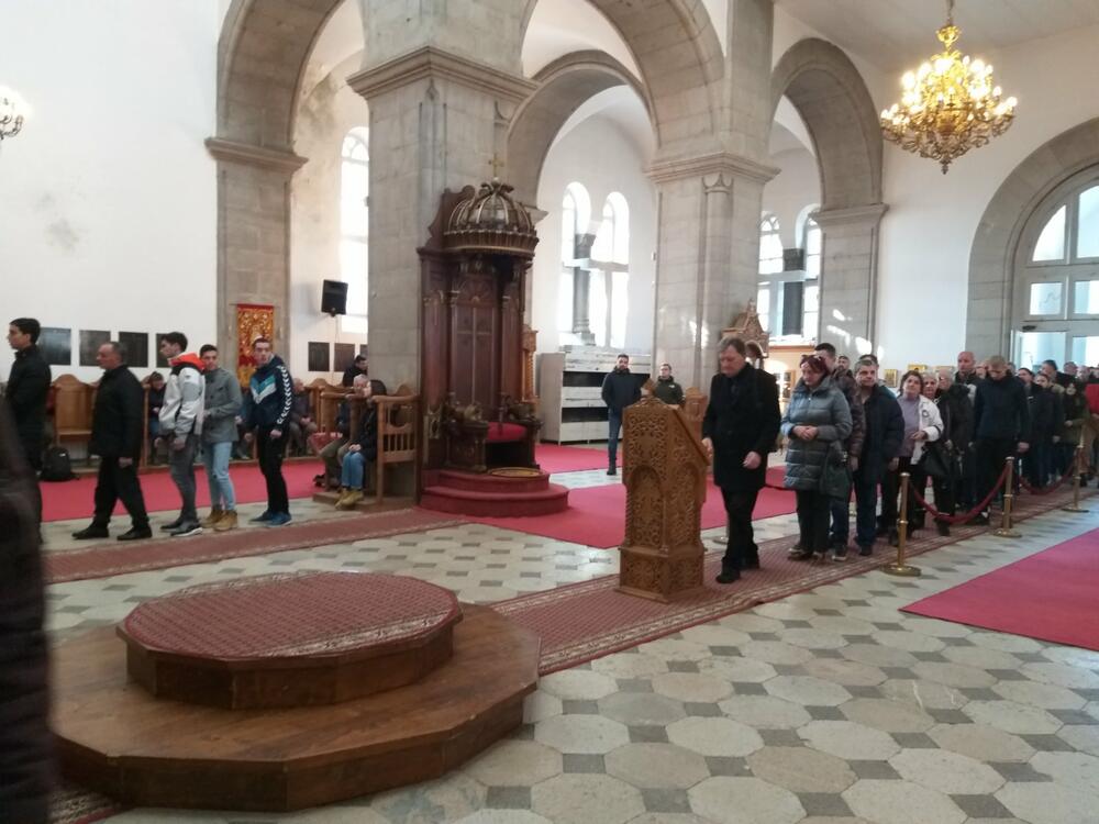 Detalj iz hrama Svetog Vaslija