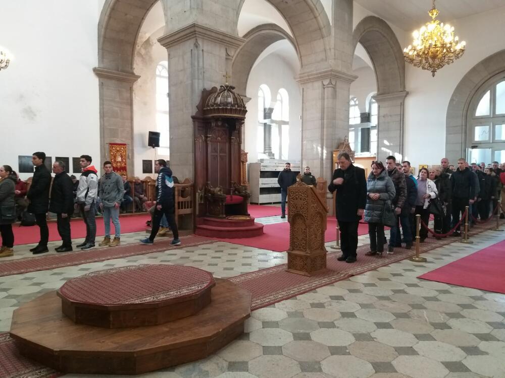 Detalj iz hrama Svetog Vaslija