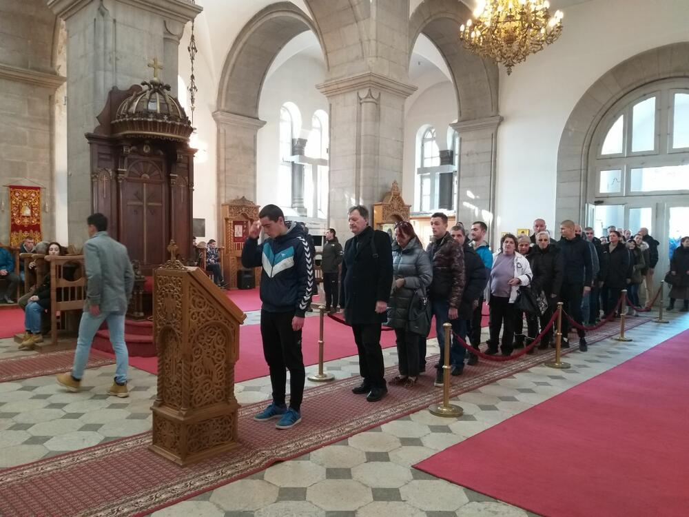 Detalj iz hrama Svetog Vaslija