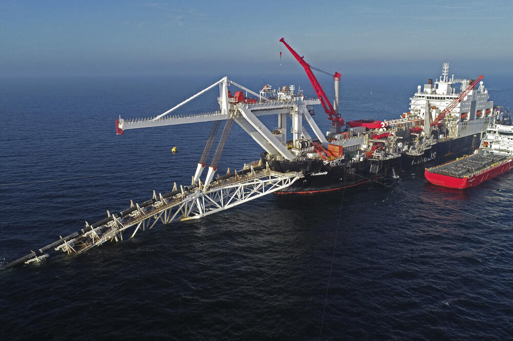 Radovi na Sjevernom toku 2, Foto: AP