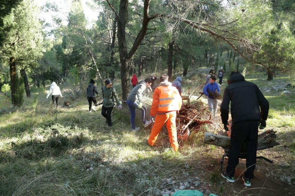 Sa akcije čišćenja, Foto: PG Biro