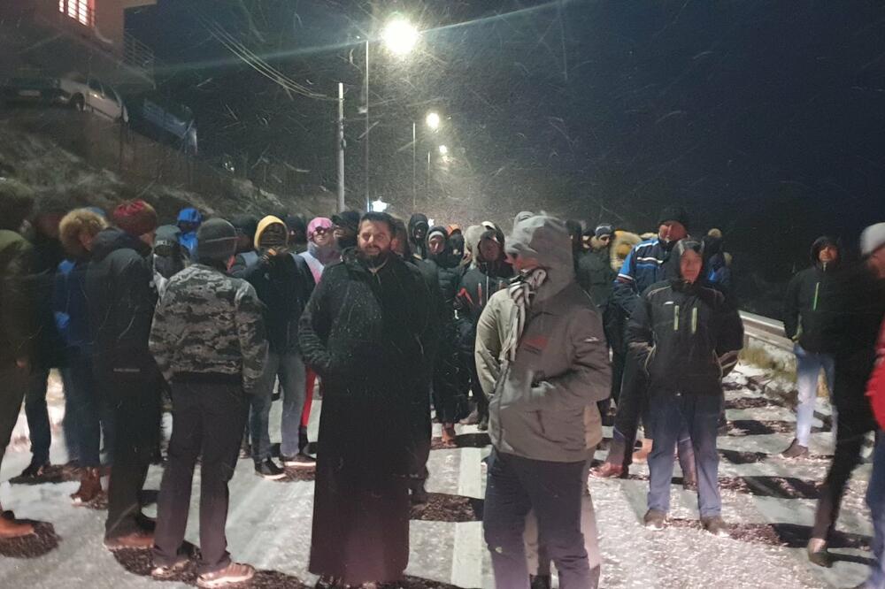 Plužine protest, Foto: Čitalac "Vijesti"