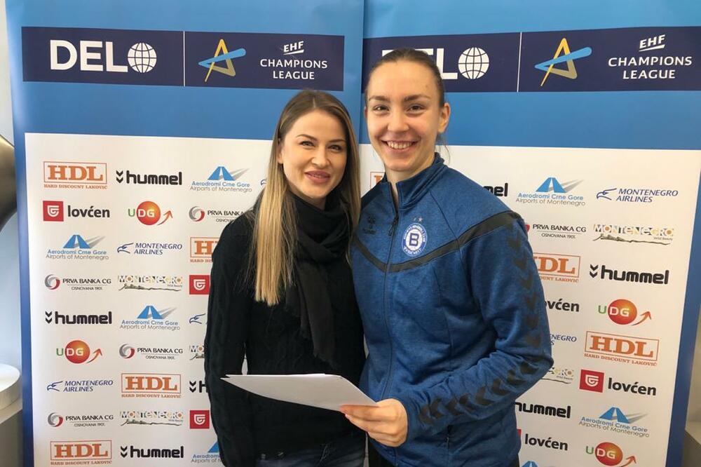 Predsjednica kluba Radmila Miljanić sa Tatjanom Brnović