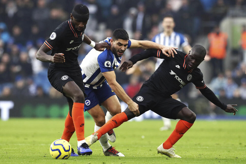 Sa meča Brajtona i Čelsija, Foto: Beta-AP